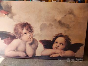 quadro angioletti struttura in legno 