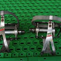 Pedali campagnolo super record gabbiette cinghiett