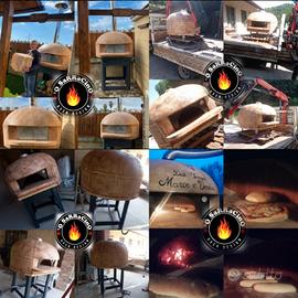 FORNO PIZZA PER ESTERNO LEGNA O GAS. ALTA QUALITÀ 