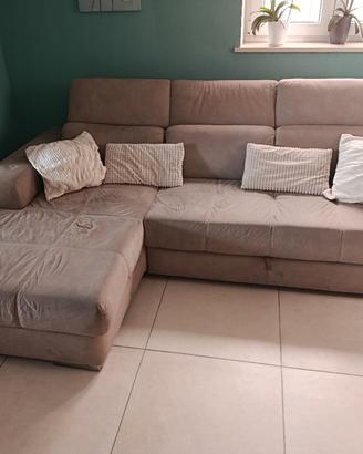 divano letto con penisola
