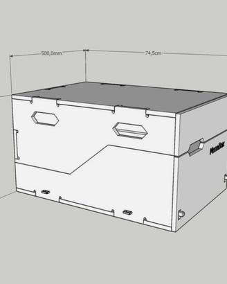 Cucina mobile da campeggio moonbox