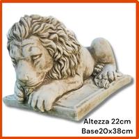 Statua Leone in cemento da giardino