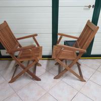 sedie legno pieghevoli
