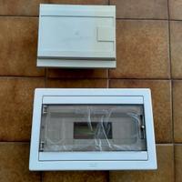 2 CENTRALINE DA PARETE GEWISS + 5 MAGNETOTERMICI