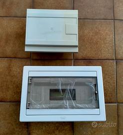 2 CENTRALINE DA PARETE GEWISS + 5 MAGNETOTERMICI