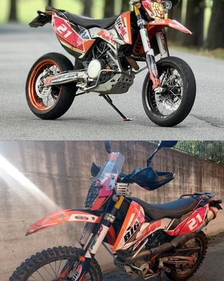KTM 690 DOPPIA OMOLOGAZIONE, Cerchi 21*/17