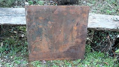 Lamiera ferro 60x60cm spessore 5mm