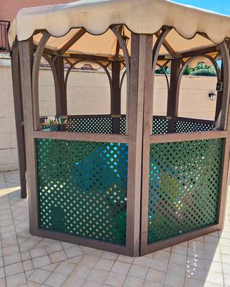 Gazebo in Strongplast e PVC