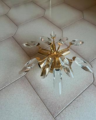 Lampadario di Stilkronen Oscar Torlasco anni 70"