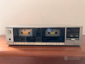 stereo musicassette lettore registratore doppio