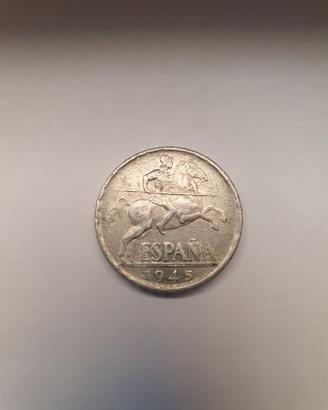 Moneta Spagna Diez cents in alluminio