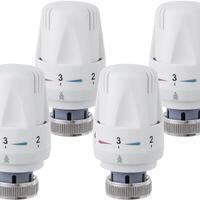 4 VALVOLE TERMOSTATICHE - MAI USATE