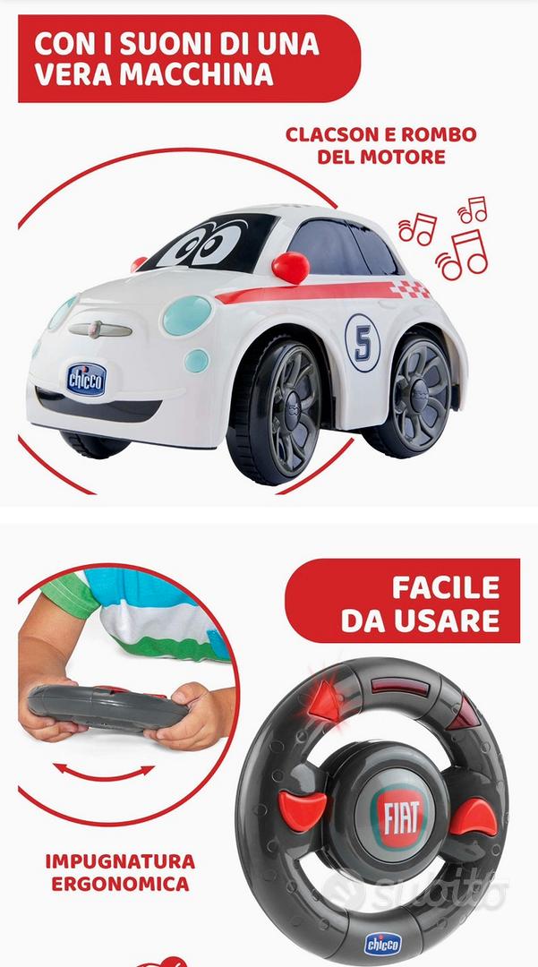 Chicco fiat 500 sport macchina telecomandata per bambini, auto  telecomandata co