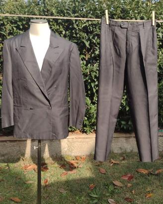 Verri Abito uomo Vintage Doppiopetto Tg. 48 Seta
