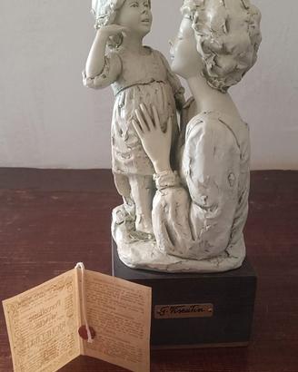 Scultura porcellana Biscuit Visentin certificato