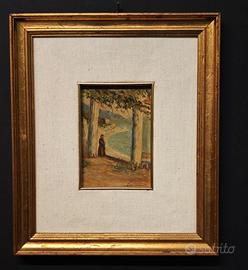 Dipinto firmato – Olio su cartone ‘900