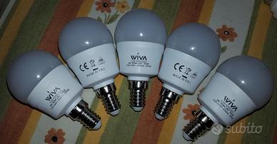 4 lampadine a led WIVA 4W 350 lm 3000K 40 mA