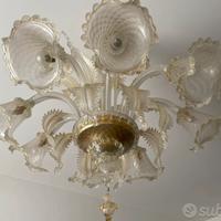 Lampadario vetro di Murano