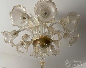 Lampadario vetro di Murano