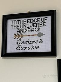 Quadretto punto croce The last of us