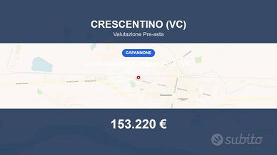 Immobile in asta di 1040 m² a Crescentino