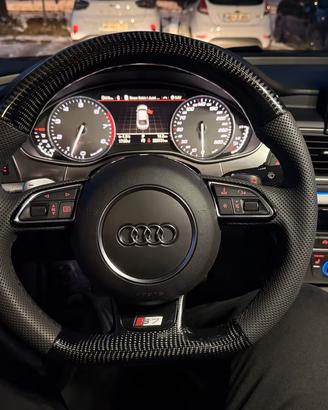 VOLANTE AUDI PERSONALIZZATO NUOVO A4 A5 Q5 CARBONI