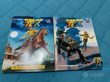 Lotto 2 fumetti Color Tex – Sergio Bonelli Editore