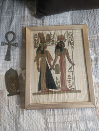 Pergamena e accessori egiziani originali