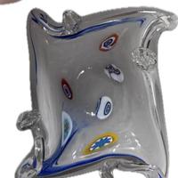 Ciotola in vetro di Murano con murrine