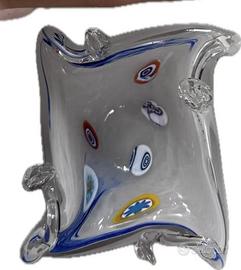 Ciotola in vetro di Murano con murrine