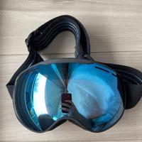 Maschera da sci o snowboard blu specchio