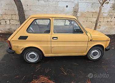 Fiat 126 con revisione solo 35.000 km
