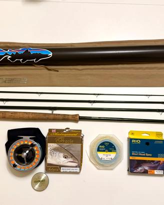 Sage Z Axis 8129-4 fly rod e Sage 4210 fly reel