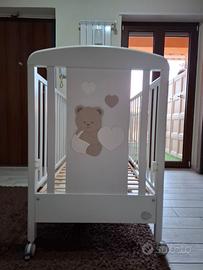 CULLA IN LEGNO CON DOGHE ORTOPEDICHE