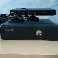X-box 360 nera + kinect + 10 giochi + controller