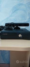 X-box 360 nera + kinect + 10 giochi + controller