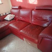 Divano in pelle