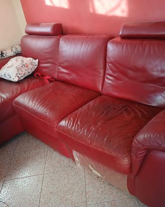 Divano in pelle