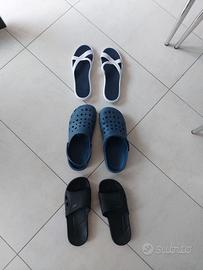 costumi donna e ciabatte mare