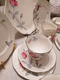 Servizio da tè x 6 Royal Albert Trent Rose