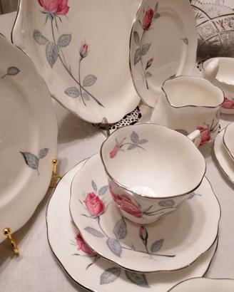 Servizio da tè x 6 Royal Albert Trent Rose
