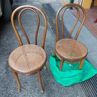Coppia sedie thonet antiche