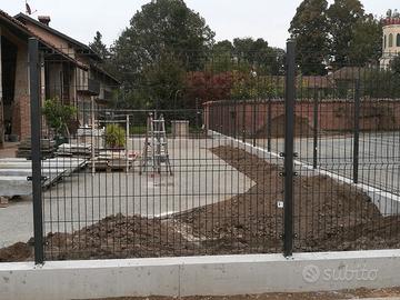 Recinzione in rete metallica elettrosaldata diam 5