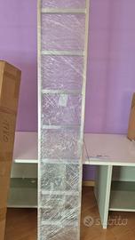 Scala in alluminio 8 gradini 2,50 metri NUOVA