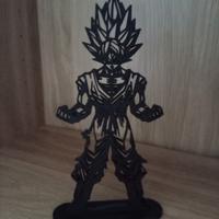 Statuetta Goku Wallart