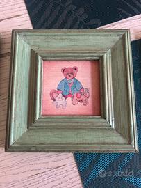 Quadri trittico verde salvia