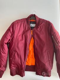 Bomber Urban Classic - taglia L - rosso bordeaux