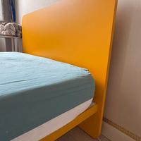 Letto giallo Battistella Modello Virni