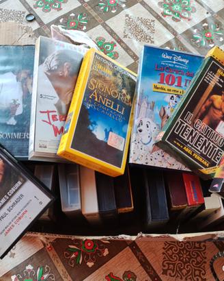video cassette vari film vhs