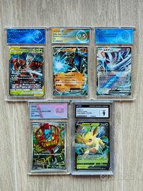 Lotto 5 carte gradate CGC e Arkezon no PSA 10